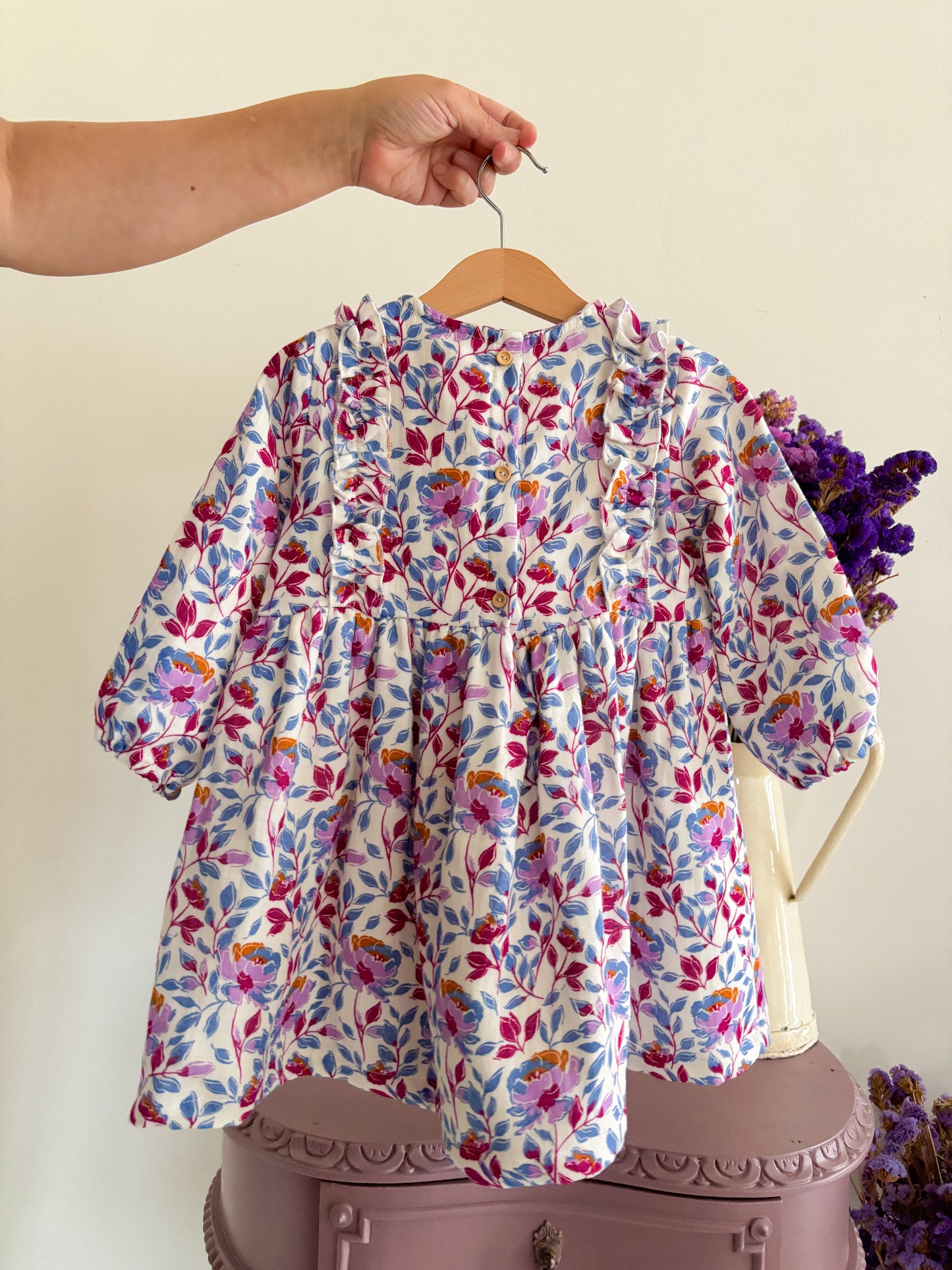 Vestido Musselina Florido