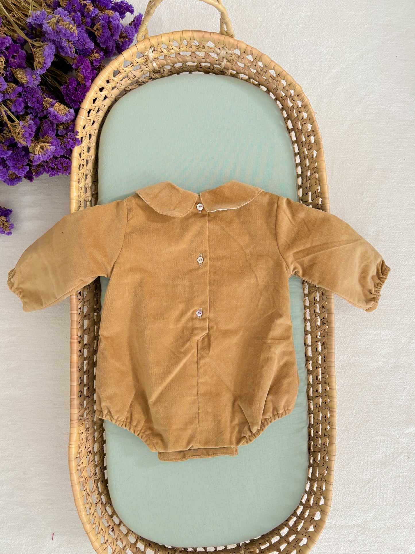 Fofo Gola Peter Pan Veludo Camel