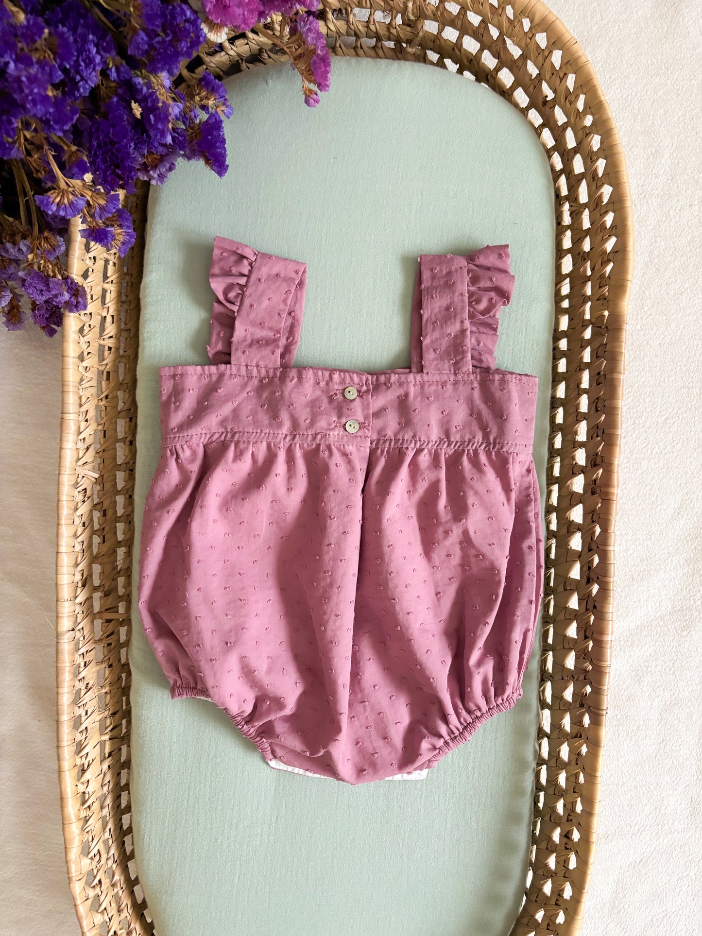 Fofo Laço Plumeti Rosa