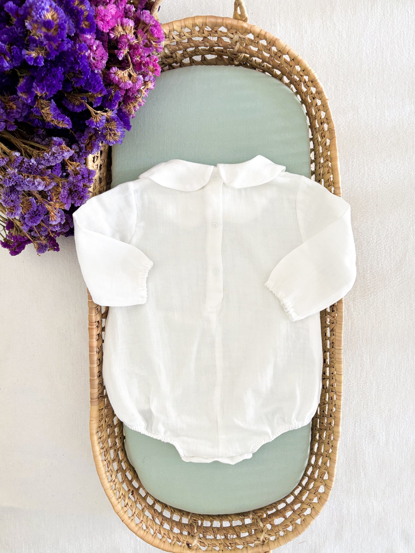 Peter Pan Collar Bodysuit Shirt