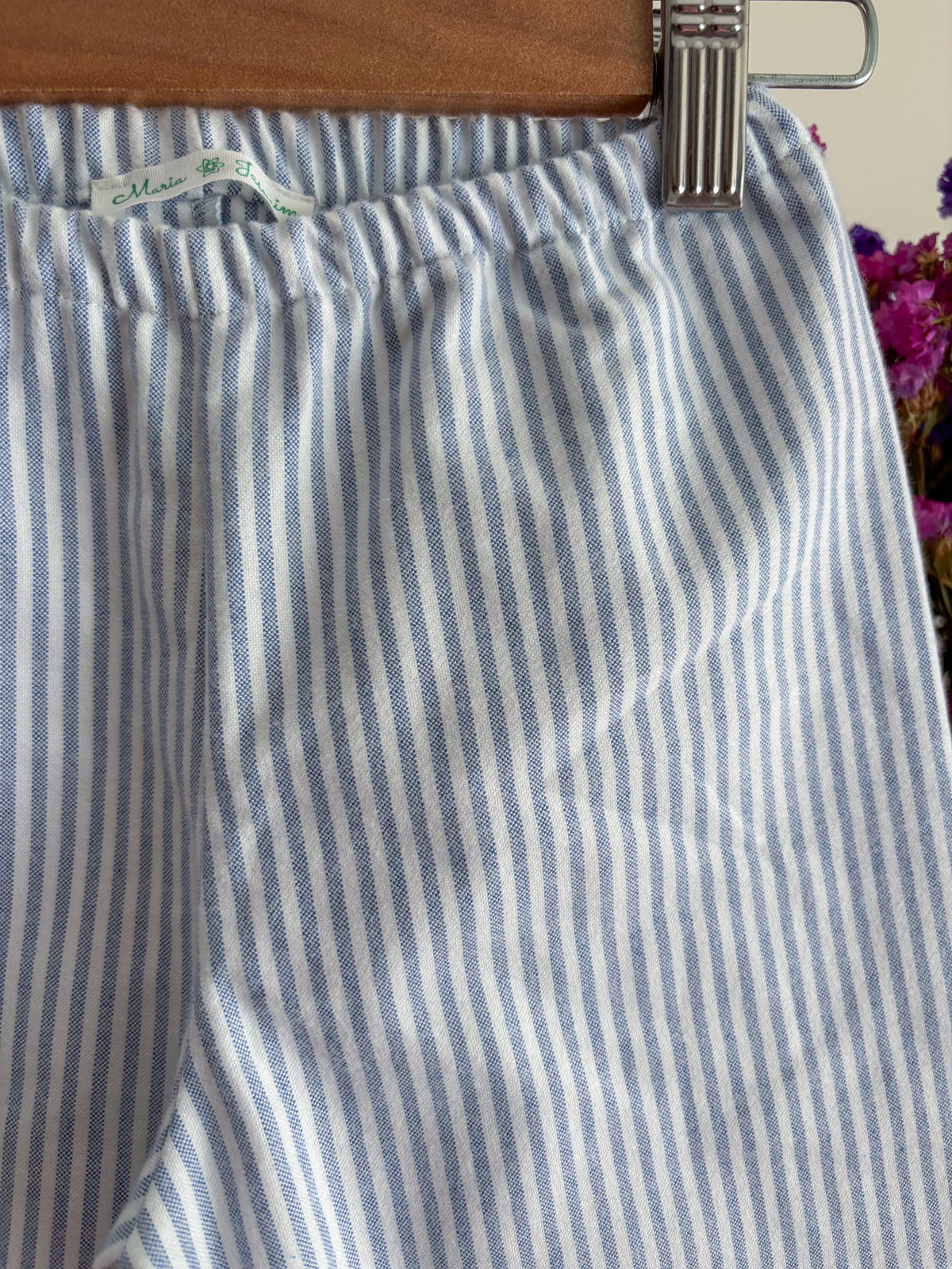 Pijama Risca Azul Clássico
