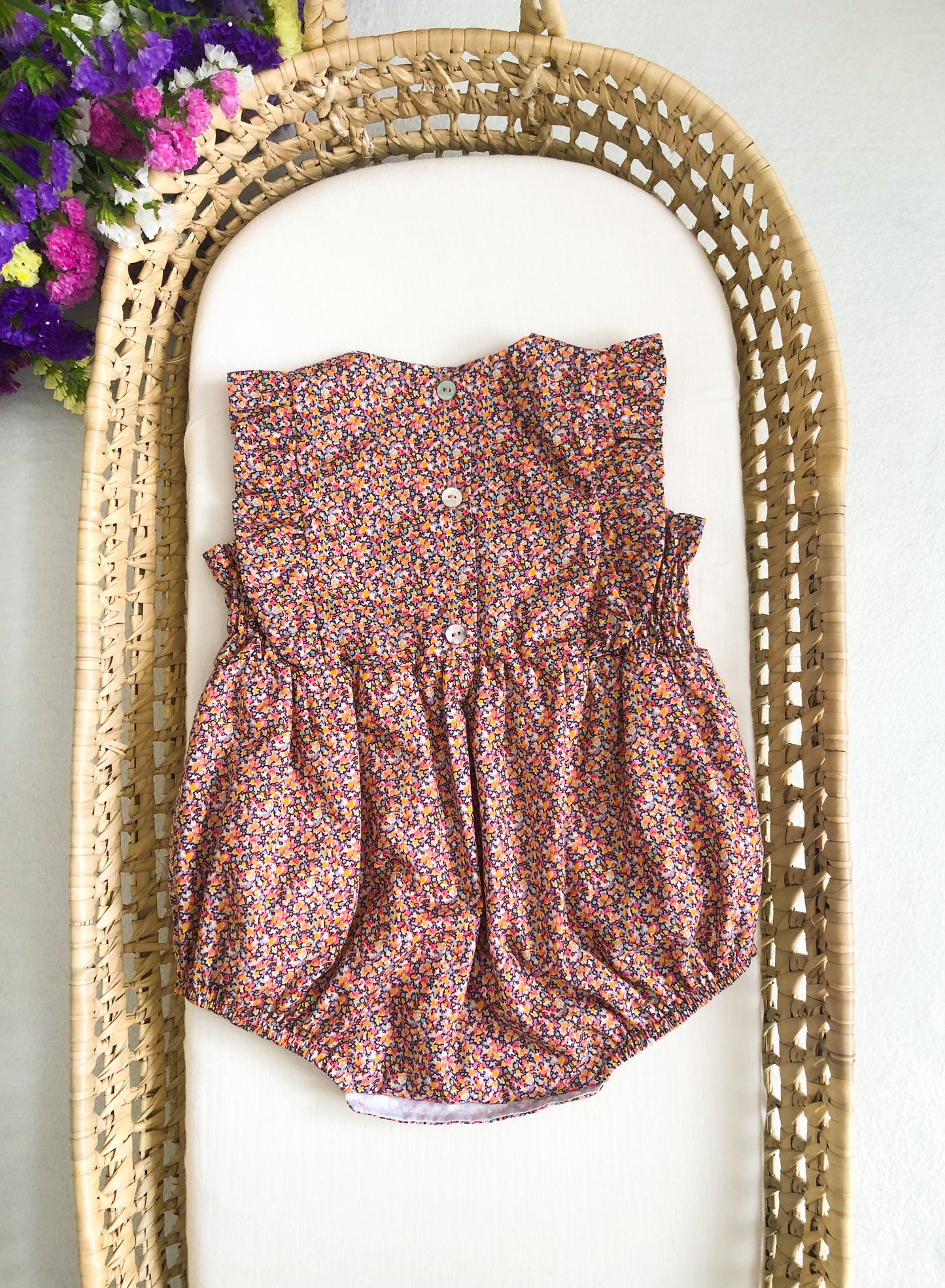 Floral Marie Set with Cap