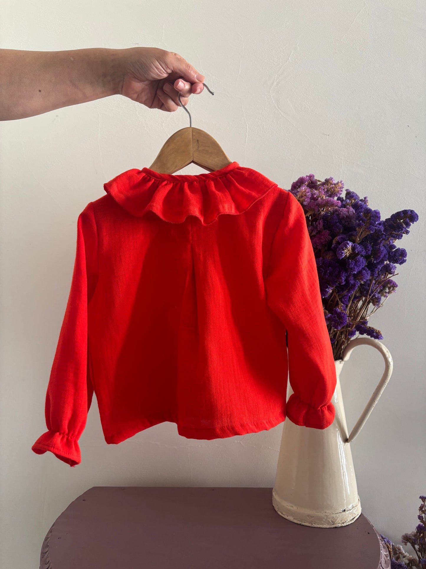 Pijama Muselina Roja