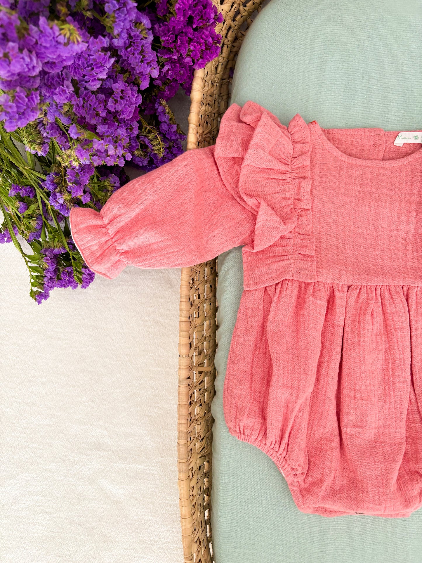 Pink Ruffles Romper