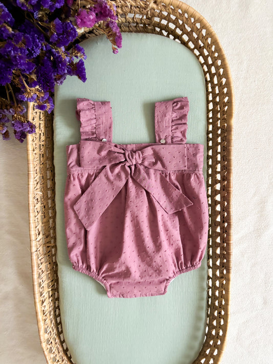 Fofo Laço Plumeti Rosa