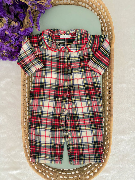 Babygrow Xadrez Vermelho