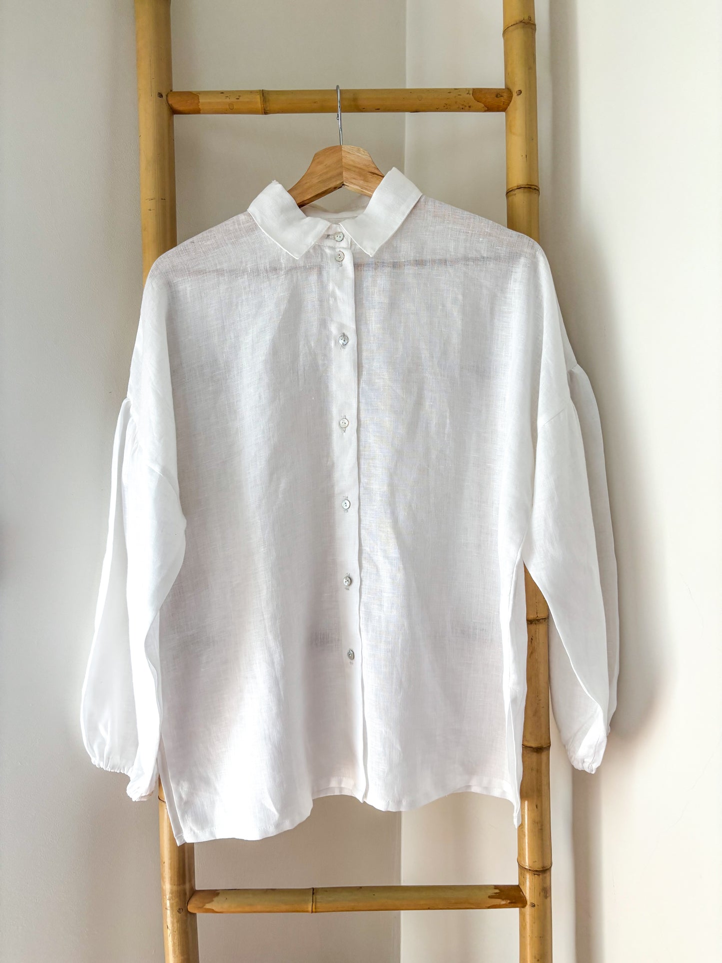 Camisa Linho Branco - Mulher