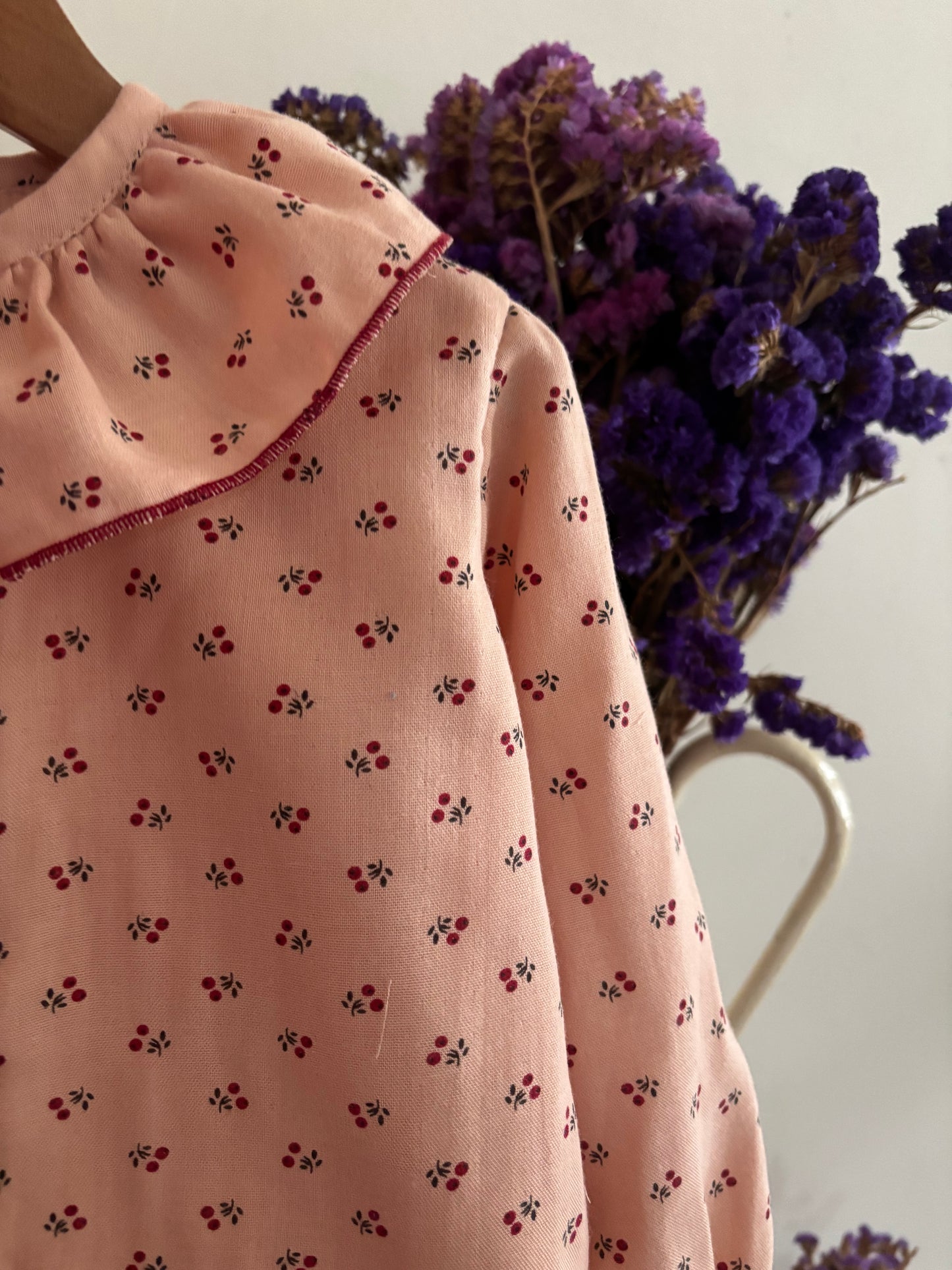 Pijama Musselina Cerejas