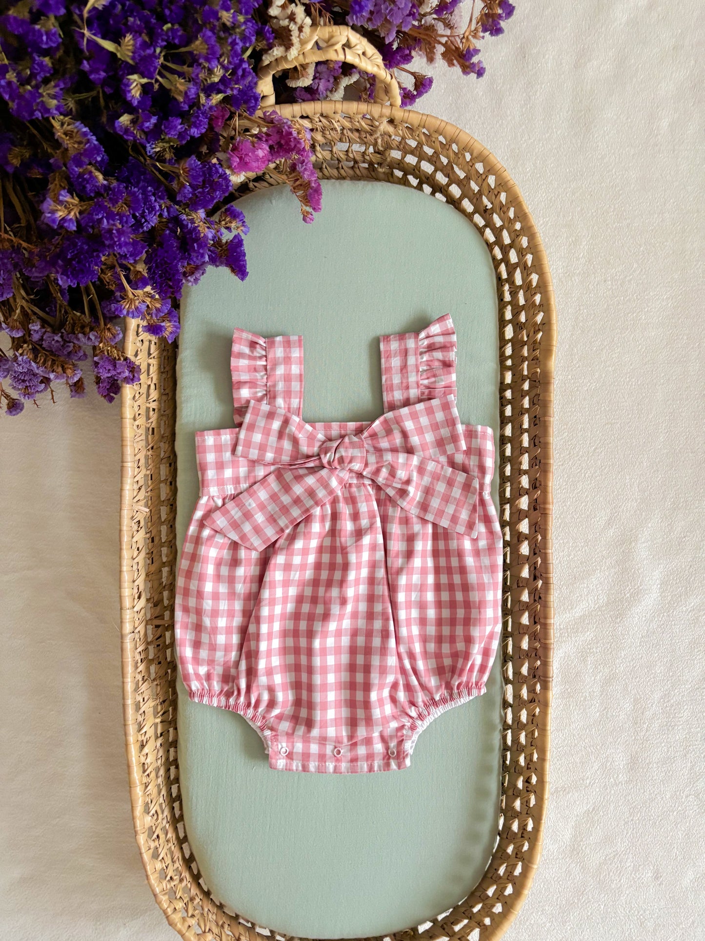 Fofo Laço Vichy Rosa