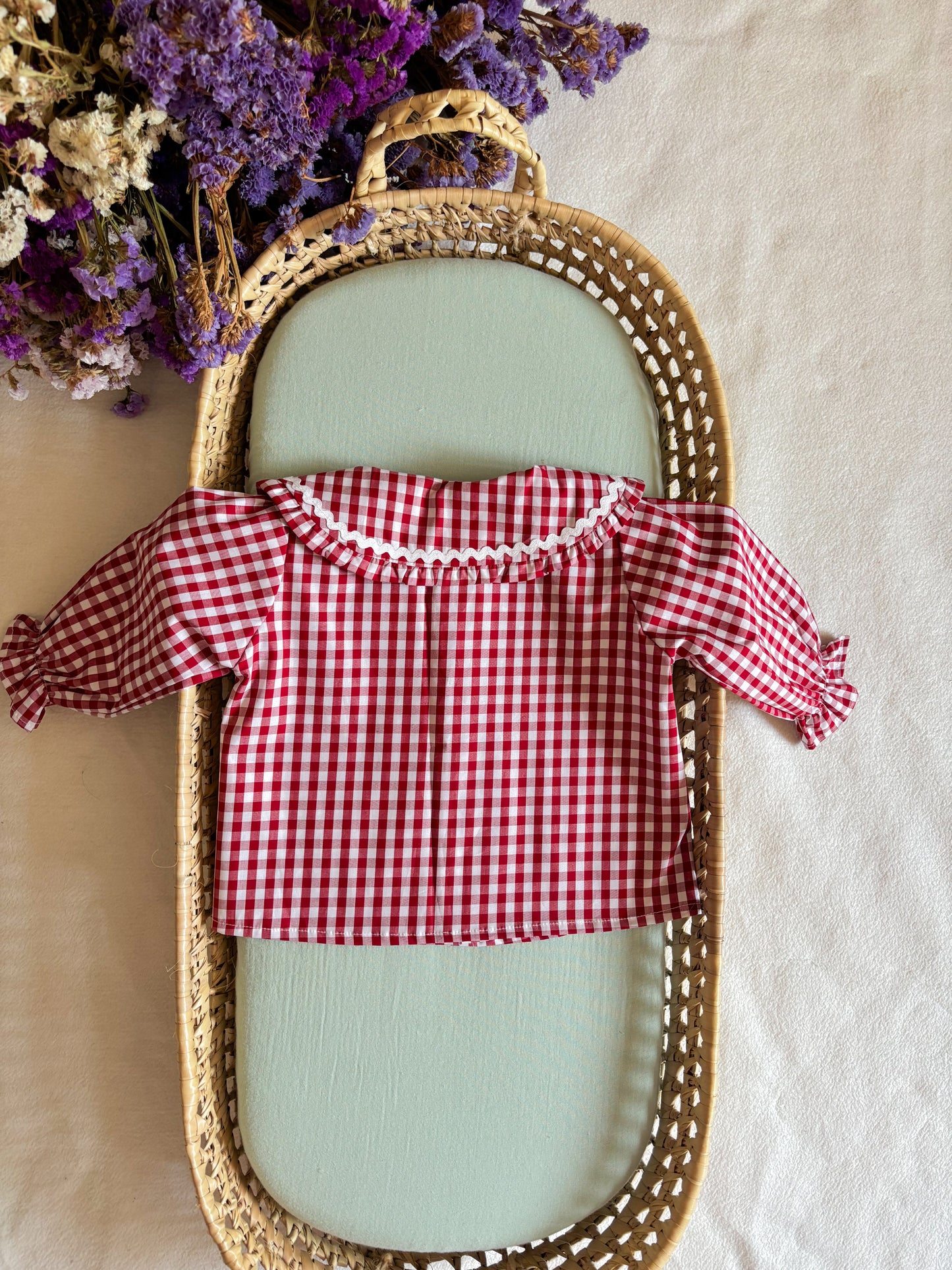 Camisa Vichy Vermelho