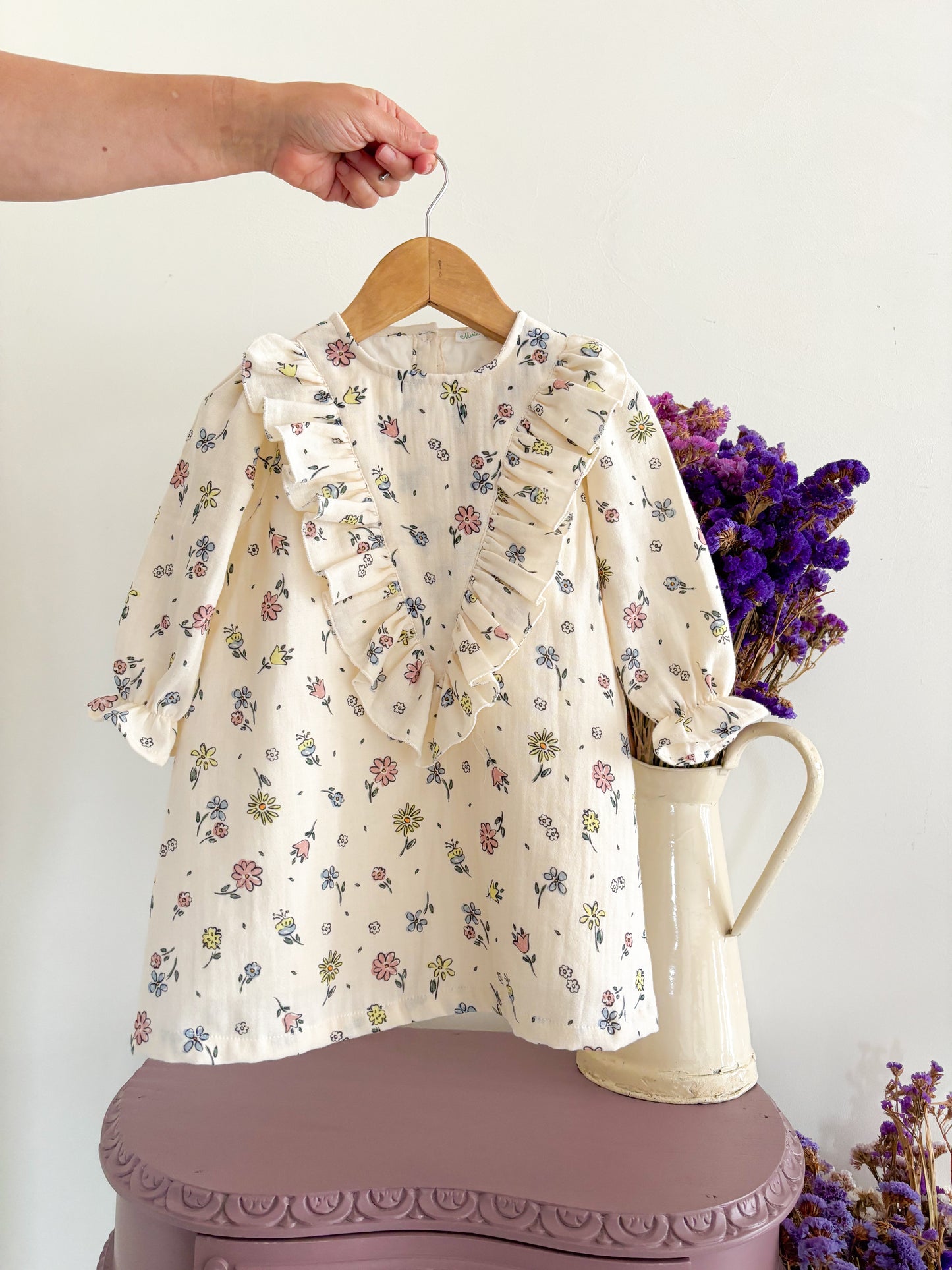 Vestido Muselina Floral