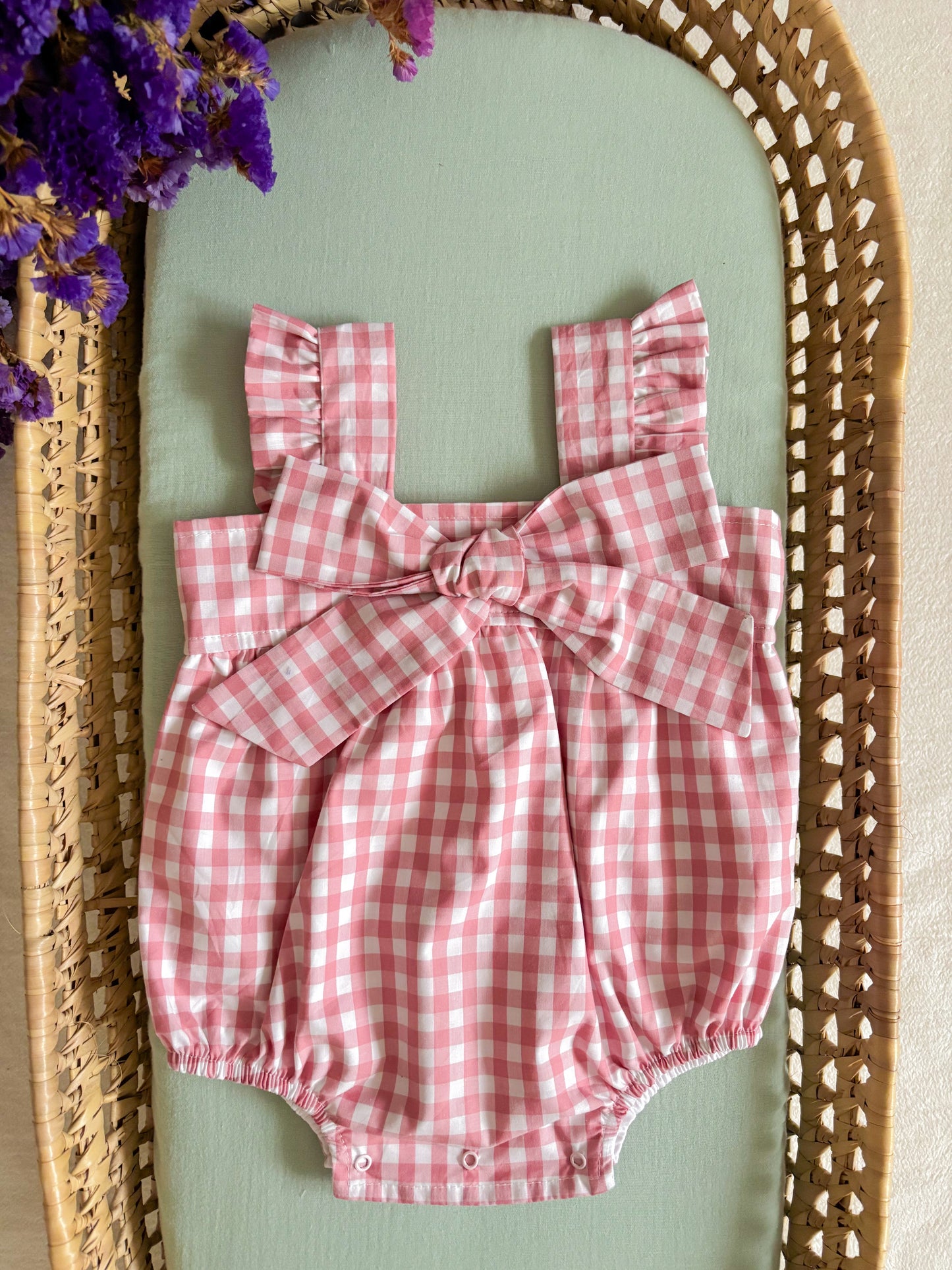 Fofo Laço Vichy Rosa