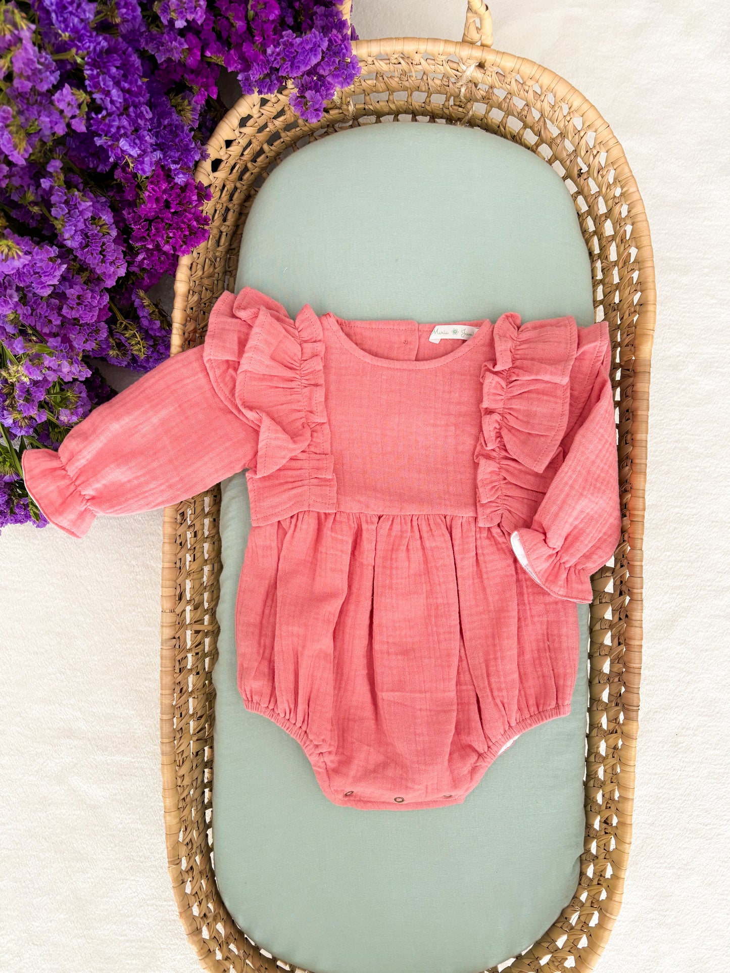 Pink Ruffles Romper