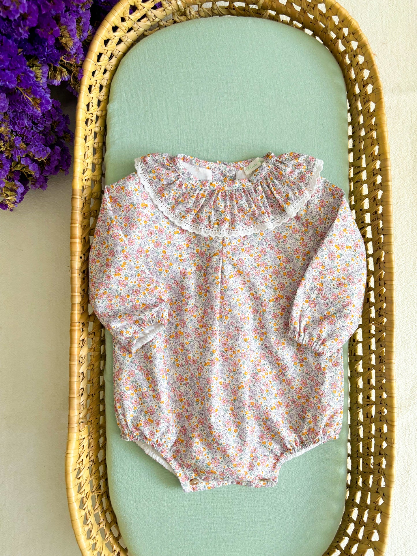 Lavender Flower Romper