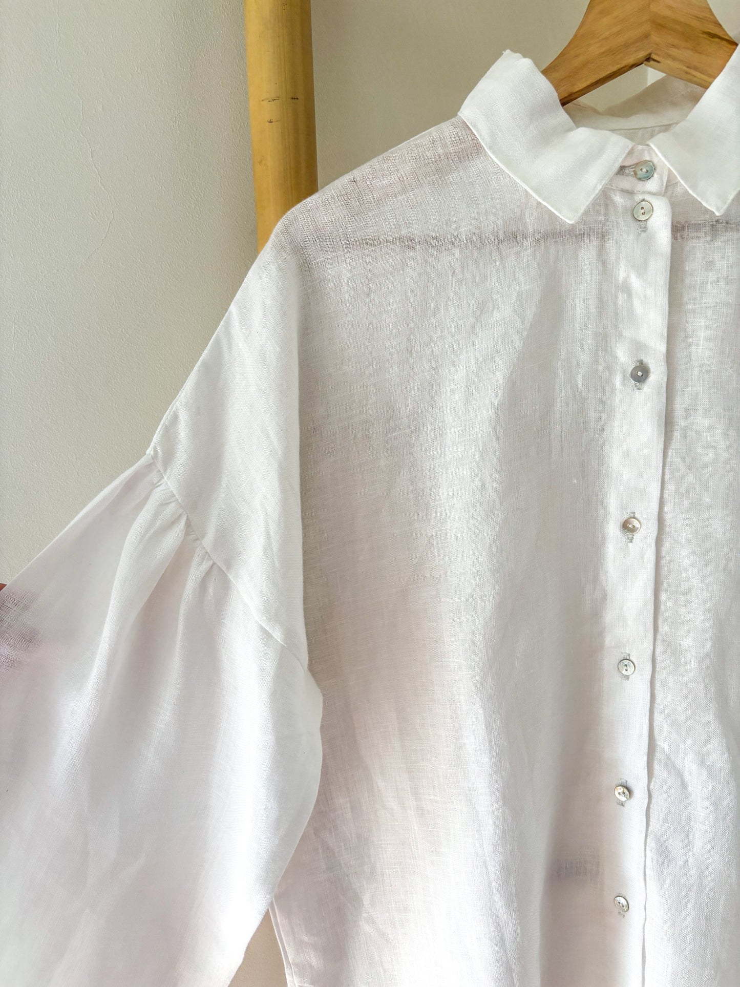 Camisa Linho Branco - Mulher