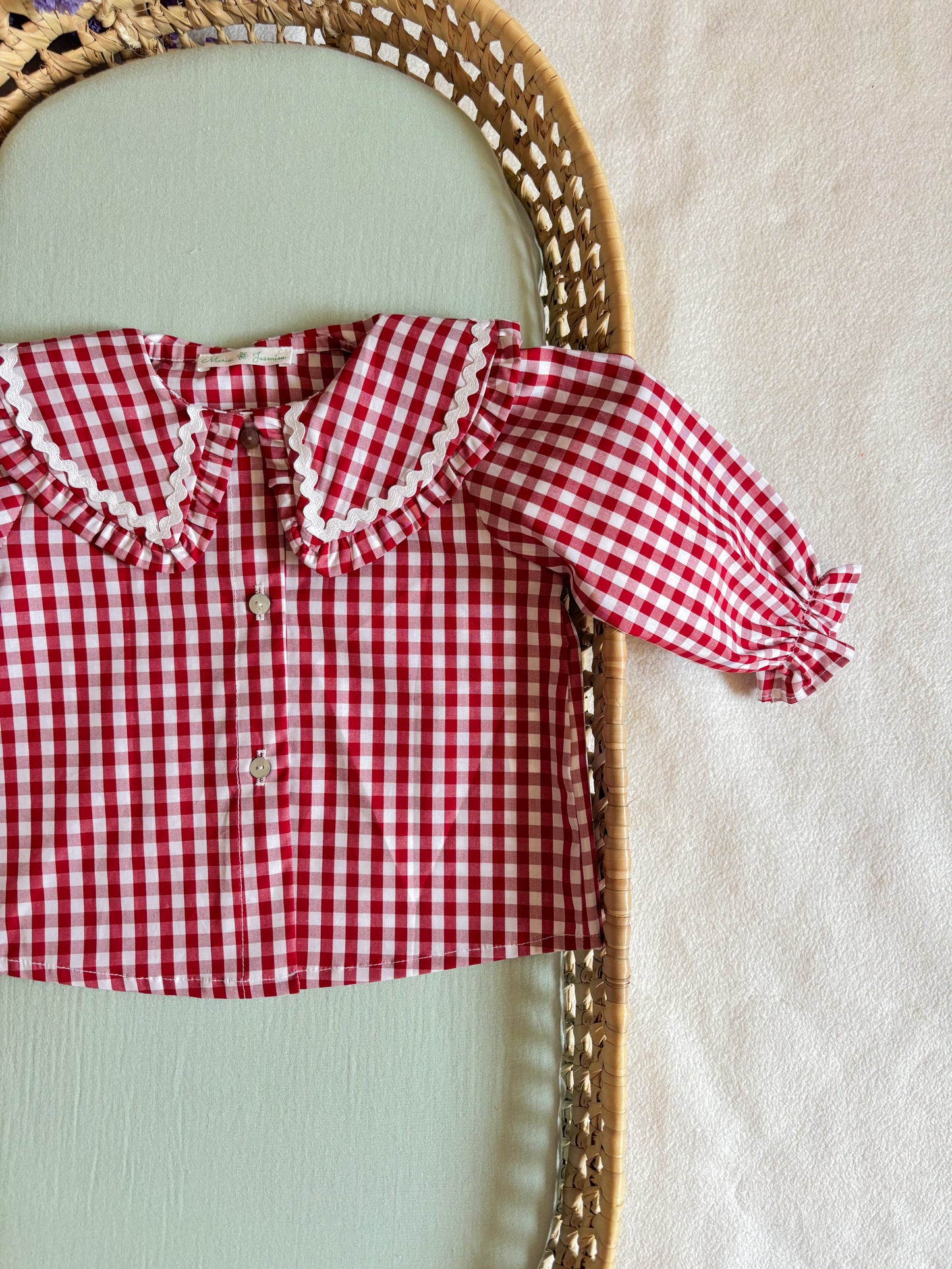 Camisa Vichy Vermelho