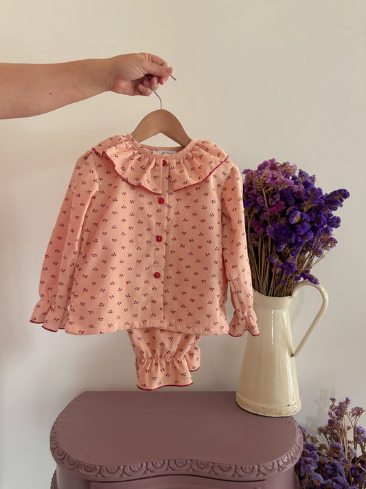 Pijama Musselina Cerejas
