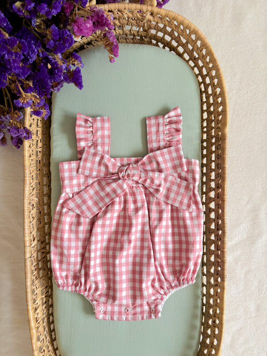 Fofo Laço Vichy Rosa