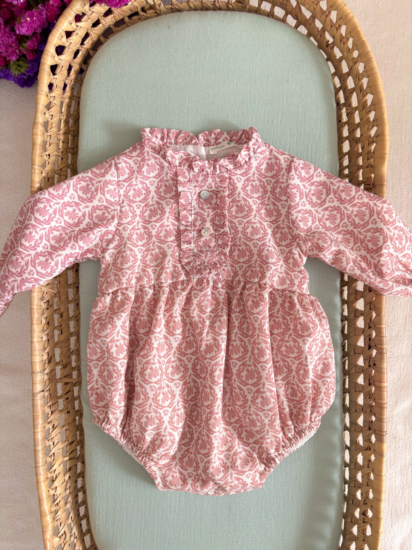 Fofo Motivos Floridos Manga Comprida