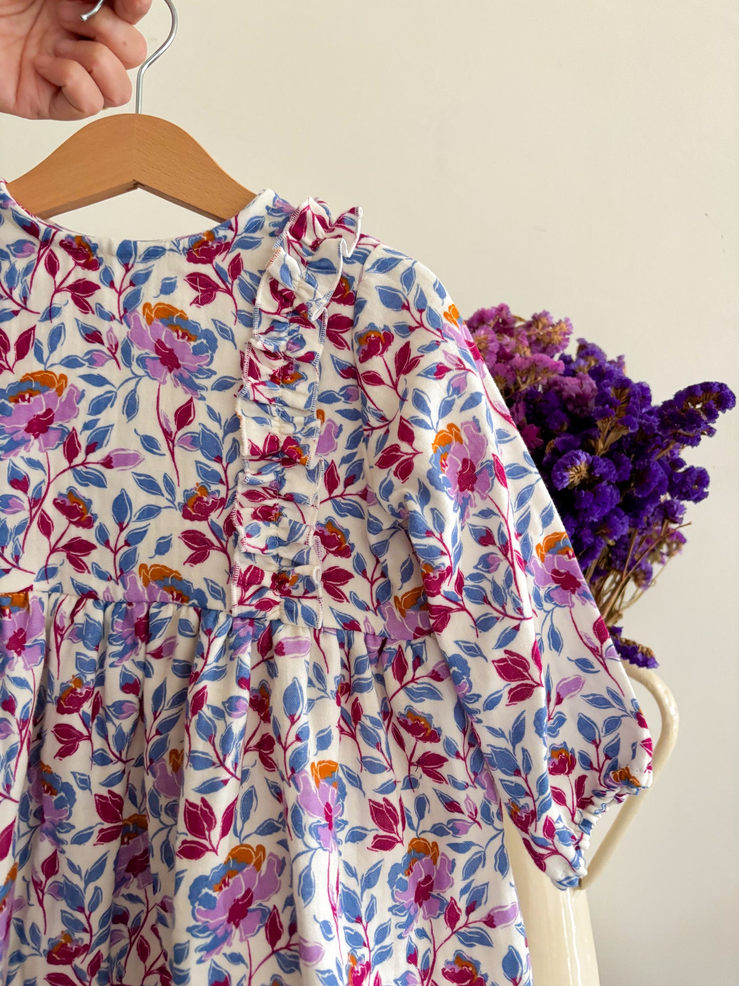 Vestido Musselina Florido