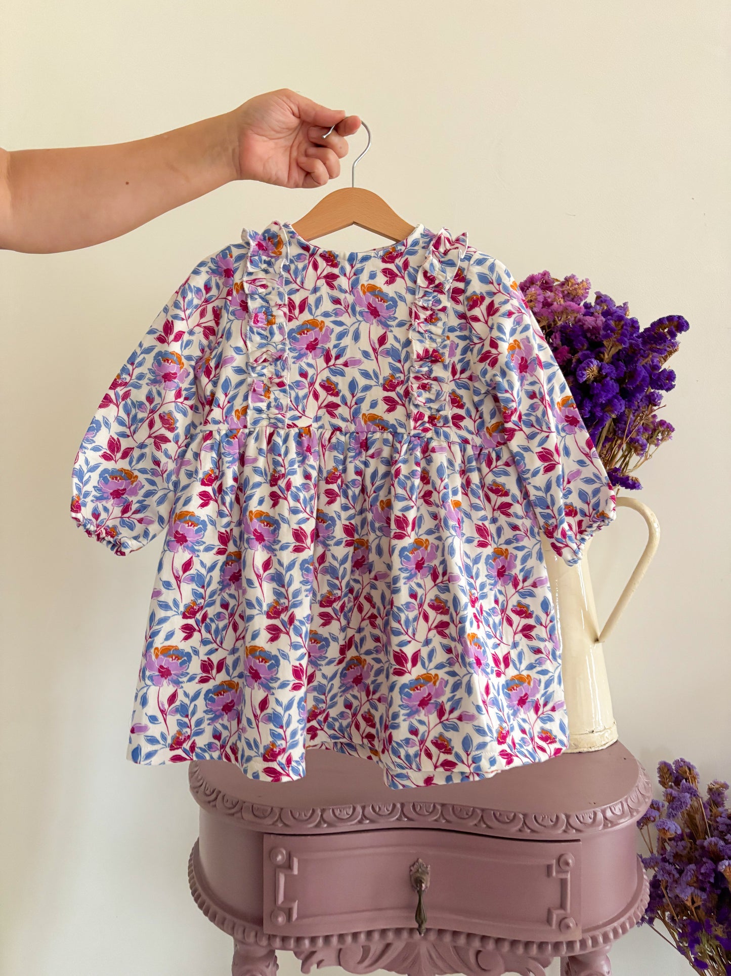 Vestido Musselina Florido