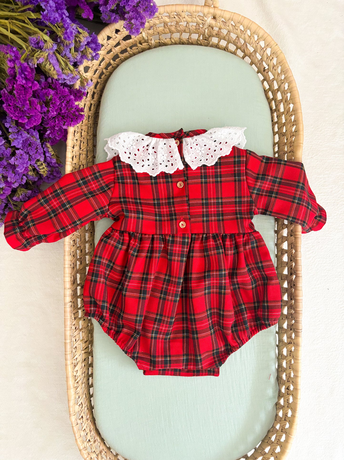 Fofo Emily Tartan Vermelho