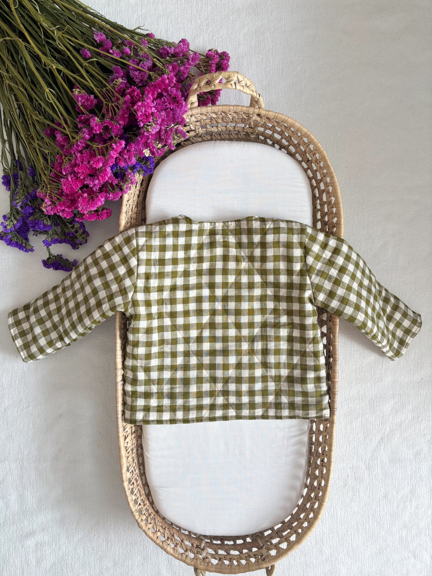 Casaco Matelassê Vichy Verde