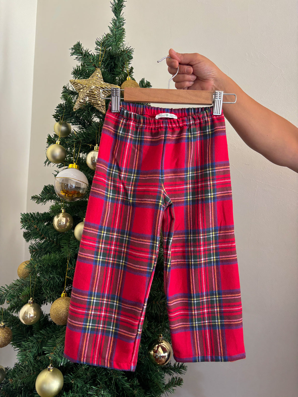 Calça Xadrez Vermelho