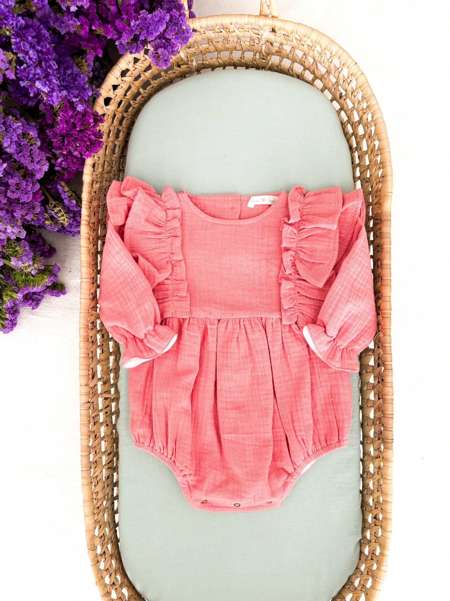 Pink Ruffles Romper