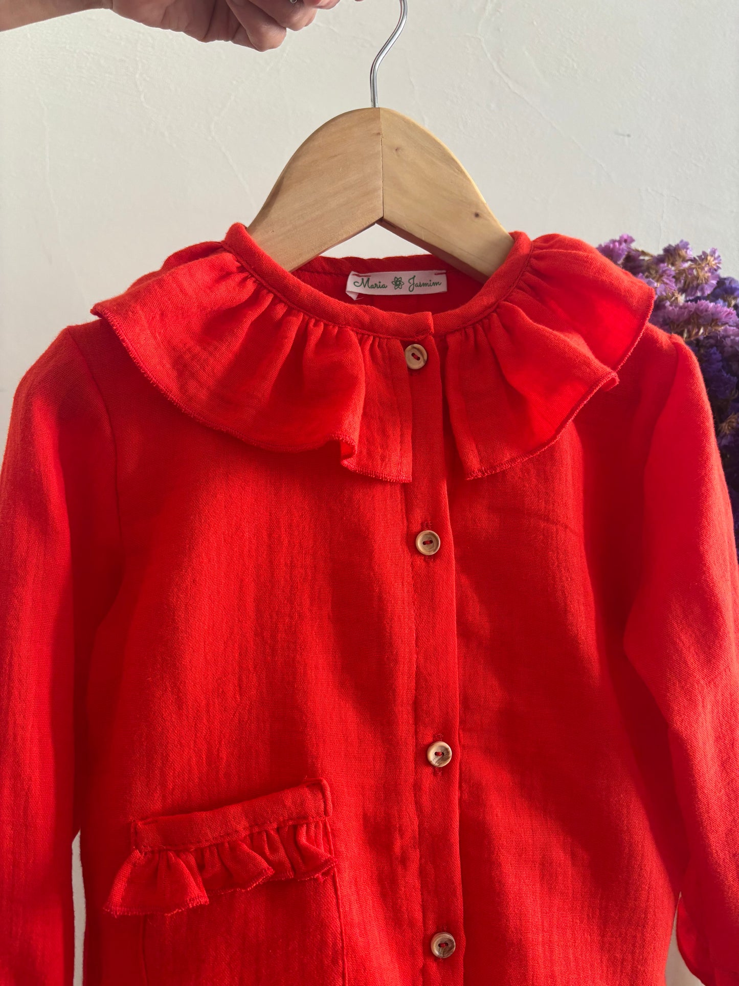 Pijama Muselina Roja