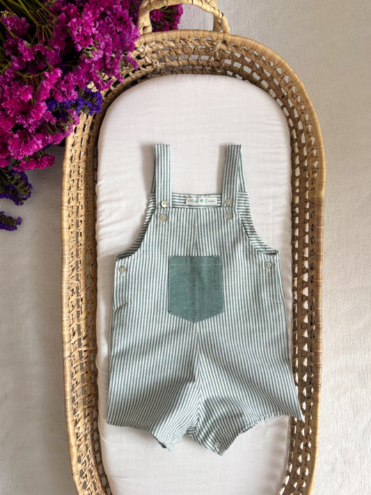 Jardineira Risca Verde