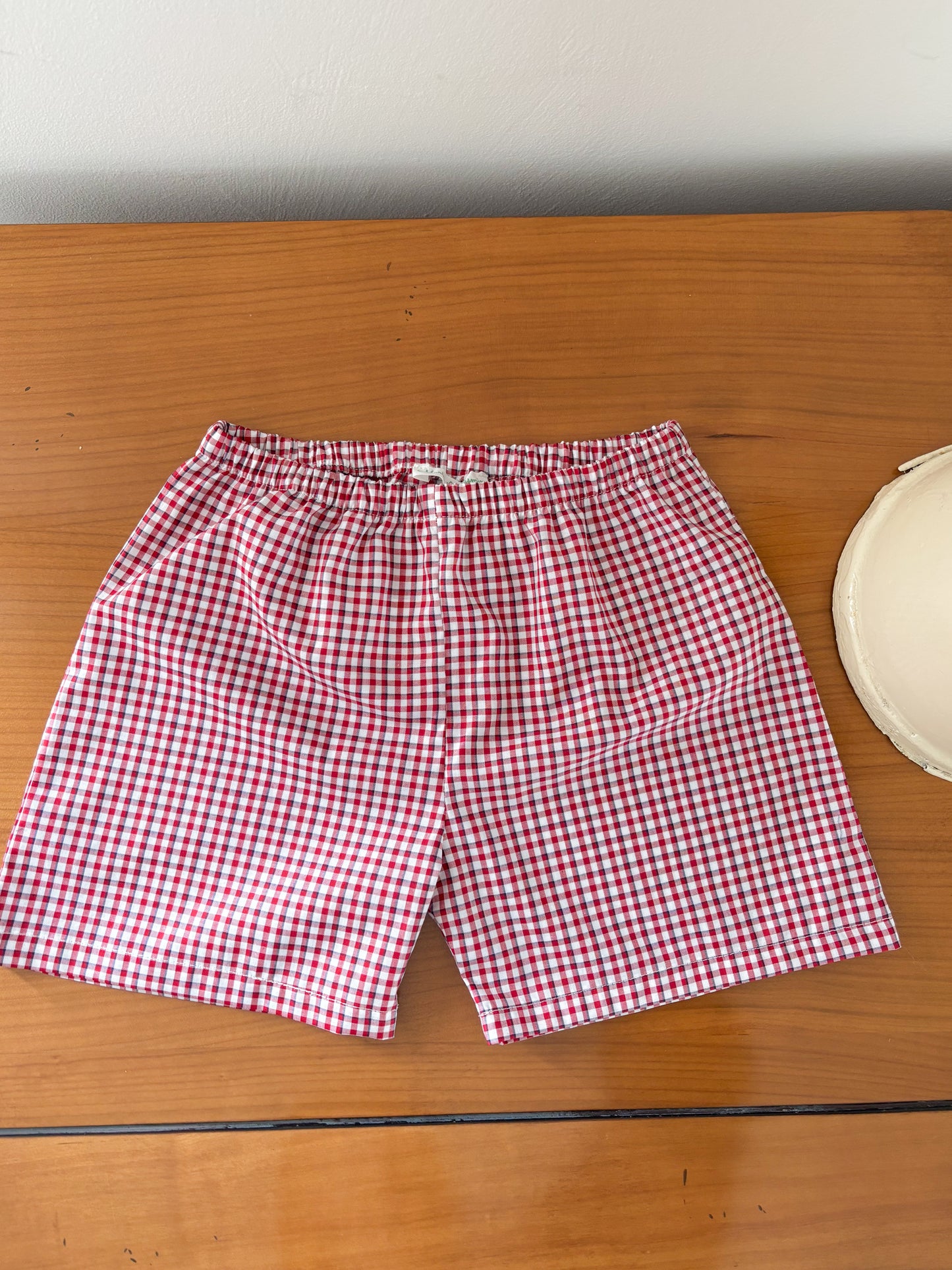 Pijama Clásico Vichy Rojo y Blanco