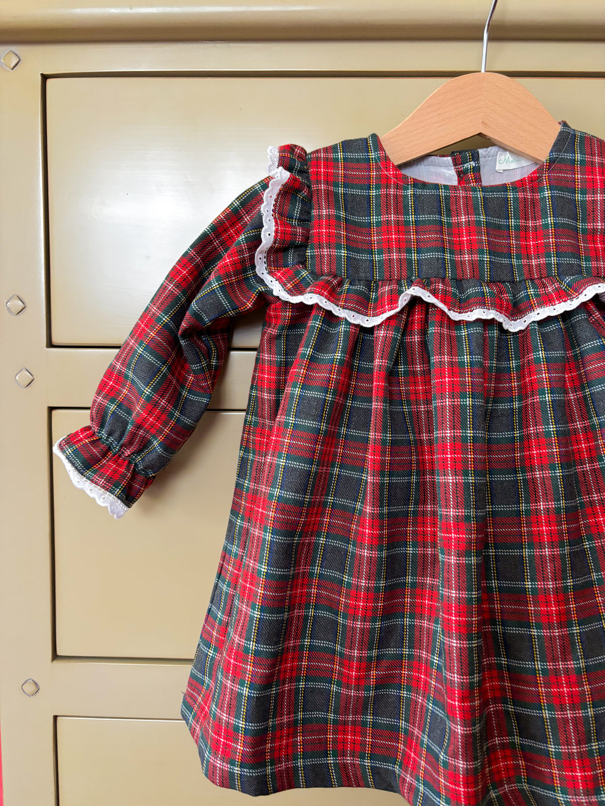 vestido tartan natal